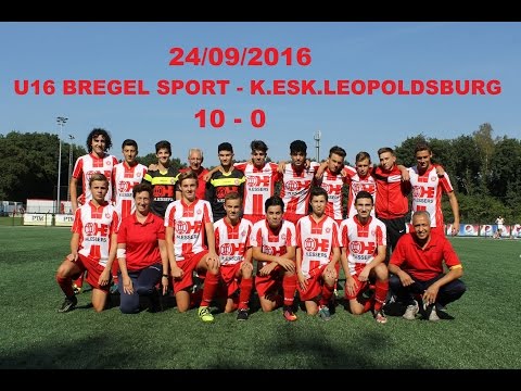 24/09/2016 U16 Bregel Sport 10 - 0 K.ESK.Leopoldsburg
