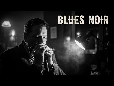 Blues Music Noir Focus – Vintage Coffeehouse Background for Study & Chill 2025