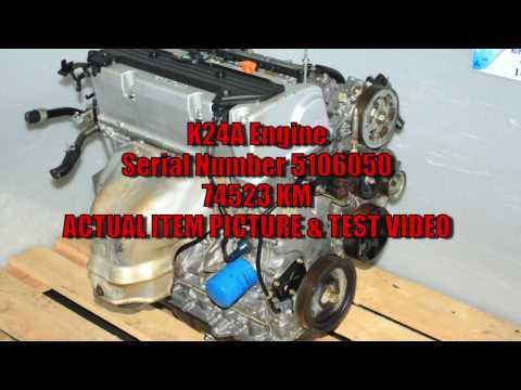 Honda Accord K24A Engine 2.4 4 Cylinder iVTEC: video still