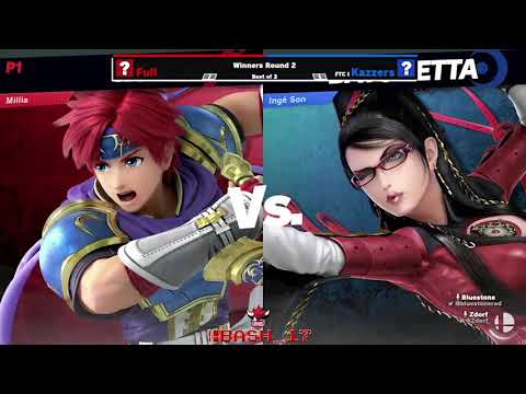 BASH_17 SSBU - FTC | Kazzers (Roy) Vs Full (Bayonetta, MegaMan) - WR2