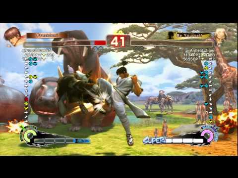 elwoodblues85 (Guy) Vs Anfield_Tiger (Gen) SSF4 AE Ranked Matches - PSN