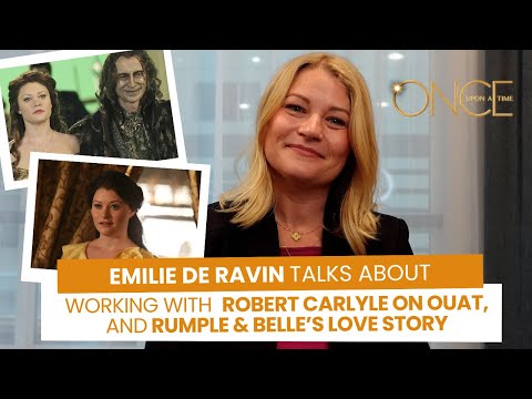 Emilie de Ravin talks about working with Robert Carlyle, Belle & Rumple's love story & a OUAT reboot