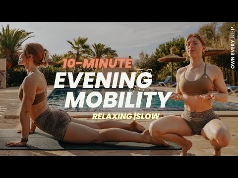10 Min. Slow Bedtime Mobility Routine | No Talking | Evening Stretch | Follow Along | No Equipment