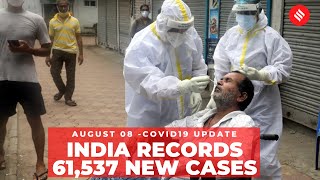 Coronavirus on August 8: 61,537 new Covid-19 cases recorded in India - Download this Video in MP3, M4A, WEBM, MP4, 3GP