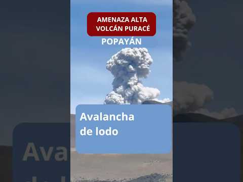 Tipos y zonas de amenaza de Volcán Puracé, según el Servicio Geológico Colombiano #volcanpurace