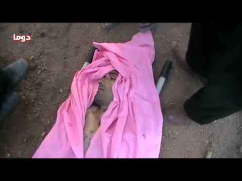 جثمان محمود محمد المفلس في مدينة دوما في محافظة ريف دمشق