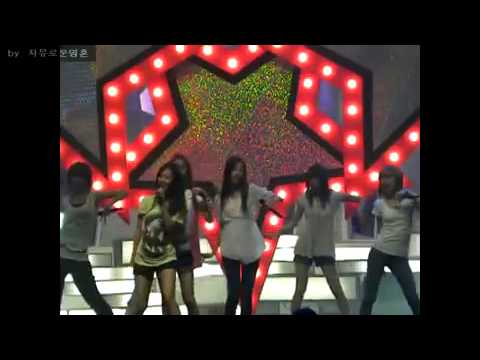 FANCAM 090703 SNSD   Genie Rehearsal On Music Bank Rehearsal HQ