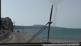 preview picture of video '快速リゾートしらかみ_5x_01（鯵ヶ沢→ウェスパ椿山～front window view）'