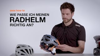 Wie passe ich meinen Radhelm richtig an? | uvex how-to