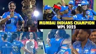 Mumbai Indians Champion WPL 2023 | MI Winner of WPL Trophy 2023 | MI vs DC Final Match