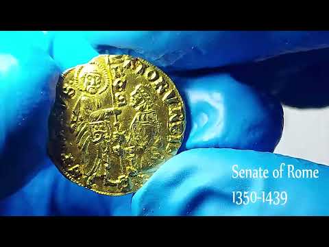 Gold ducats of the Roman Senate, Venice, and Holland