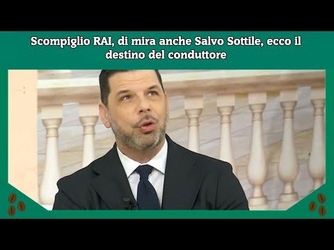Scompiglio RAI, di mira anche Salvo Sottile, ecco il destino del conduttore