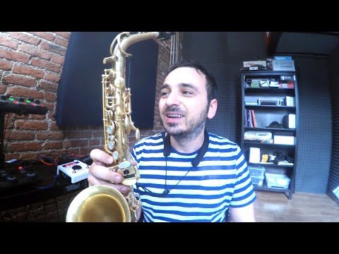 (ITA) How to: synth sound on sax : Eventide H9, Di Battista System & Rumberger K1x