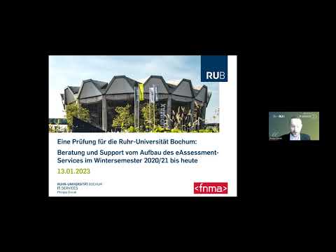 Eine Prüfung für die Ruhr-Universität Bochum: Beratung und Support v. Aufbau d. eAssessment-Services