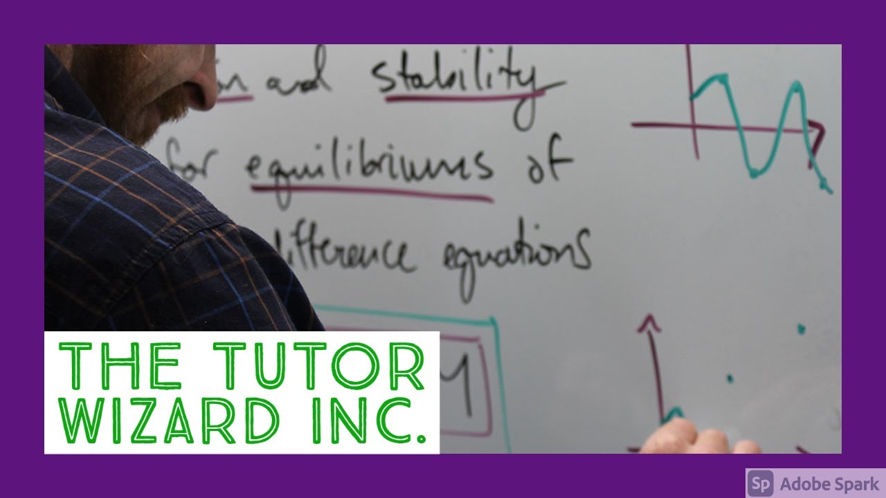Mathematical Modelling 2.6.1 - Equilibriums and Stability for Order 2 Difference Equations