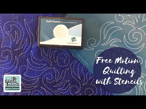 Easy Wild Swirls! How to Quilt an All-Over Free Motion Quilting Design