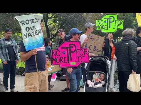 NJ Jersey City Climate Activists Rally
