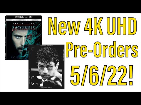 New 4K UHD Blu-ray Pre-Orders for 5/6/22!