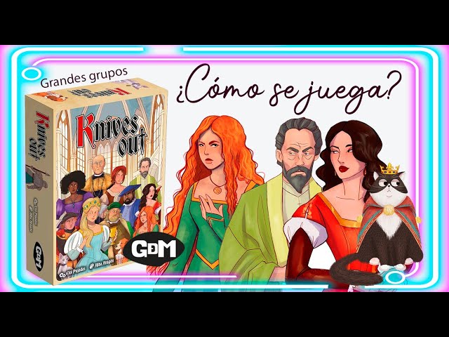 Vídeo relacionado con Knives out - Juego de Mesa de Estrategia - Grupos Grandes - De 3 a 10 Jugadores - A Partir de 10 años.