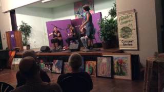 Red Wellies playing a Celtic medley with Appalachian buckdancer