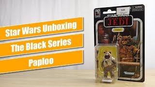 Paploo Black Series 6" Figure - Star Wars Unboxing