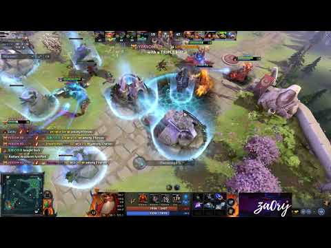 Dota 2 - Gameplay [Warlock Mid] by Za0ry