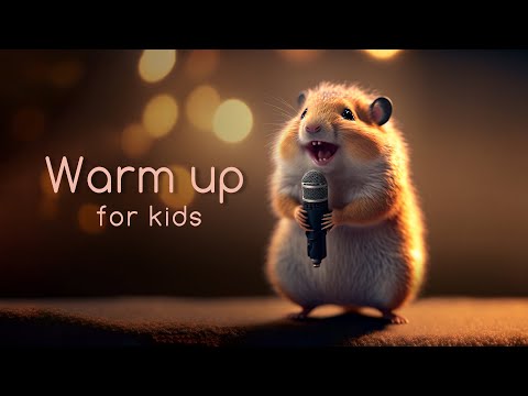 Vocal warm up for kids • Hamster • Breath support • Anchoring • Diaphragm