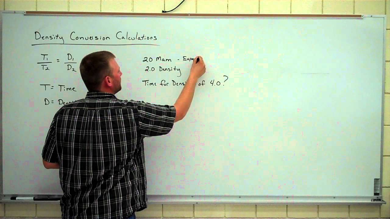 Density Conversion Calculations