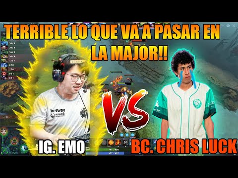PICANTE!!💥 CHRIS LUCK VS IG.EMO EN MID!!😲 TERRIBLE LO QUE VA A PASAR EN LA MAJOR!!😨