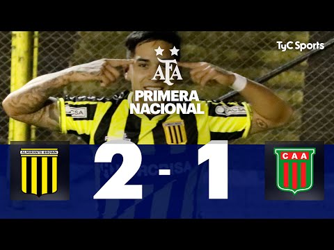 Almirante Brown 2-1 Agropecuario | Primera Nacional