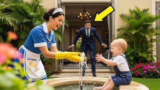 MILLONARIO LLEGA MÁS TEMPRANO A CASA CON JARDÍN... Y CASI SE DESMAYA CON LO QUE VE