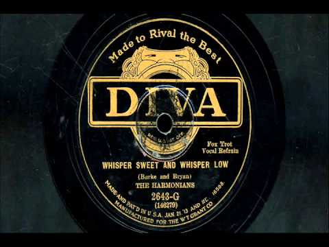 The Harmonians - "My Angel" & "Whisper Sweet & Whisper Low"