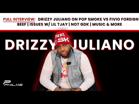 Drizzy Juliano Talks Pop Smoke Vs Fivio Foreign BEEF | Issues w/ Lil Tjay | NOT GDK | Music & More