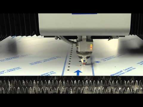 TRUMPF Laserschneiden: TruLaser 5030 fiber - Folierte Bleche laserschneiden