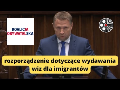 Marcin Kierwiński krytykuje rozporządzenie o wizach i politykę migracyjną