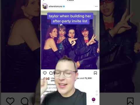 taylor swift's sus grammys after-party 👀