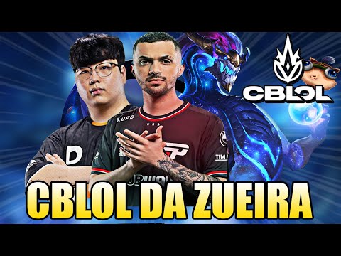 AURELION no CBLOL e DYNQUEDO HUMILHANDO o LAVA - CBLOL DA ZUEIRA