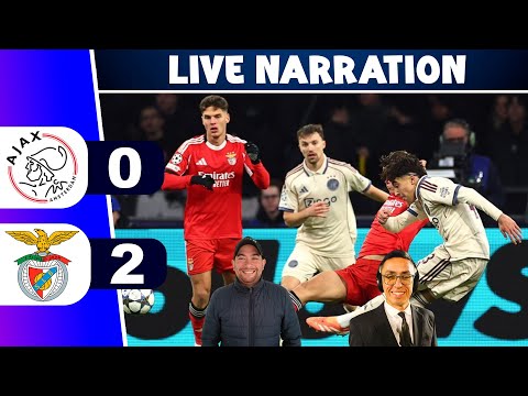 🔴Ajax 0 - 2 Benfica ⚽ Champions League 2025/26 - Full Match Commentary Score Video Simulation Game