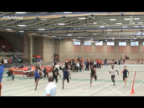 2014 Martlet Classic: A Final Men 60 meter dash (Lucanus Robinson 6.80)