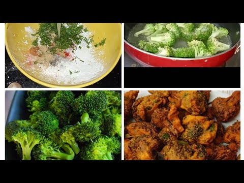 Broccoli 65 recipe | Healthy and Crispy Tea Time Snack | Cooking with Annapurna