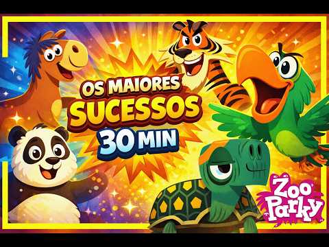30 MIN | Os Maiores Sucessos do Zooparky 🐢🐴🐯
