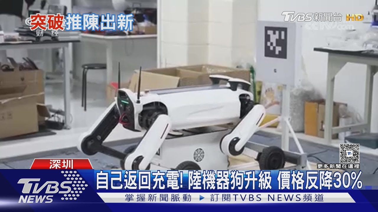 陸機器狗進化「自己回窩充電」免換電池 2026年價格將再降30%