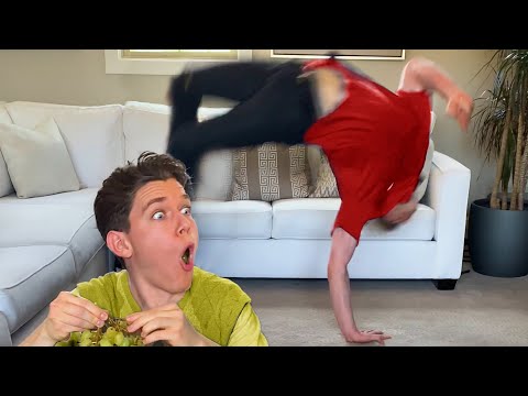 Old vs Young Backflip Challenge! Funny Life Hacks & Sibling Pranks