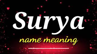 surya name meaning status video // meaning of sury