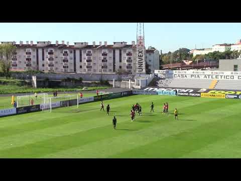 Matthew Leal U19 vs First Team Casa Pia in Lisbon