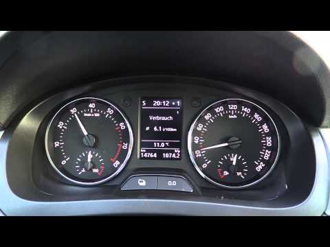 Skoda Rapid Spaceback 0-100 km/h acceleration 1.2 TSI with 105 hp - Autogefühl