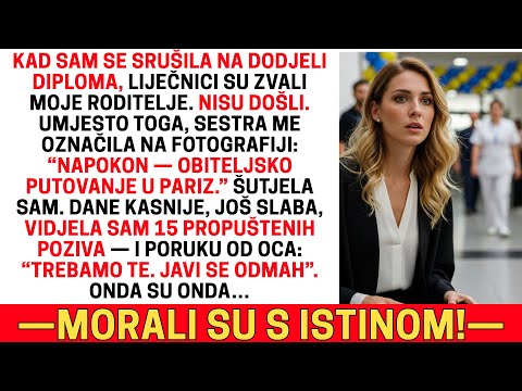 KAD SAM SE SRUŠILA NA DODJELI DIPLOMA, LIJEČNICI SU ZVALI RODITELJE — A ONI IZABRALI PARIZ