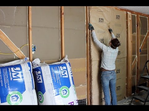 Insulating a Garage, Adding Outlets, and Installing OSB Panels
