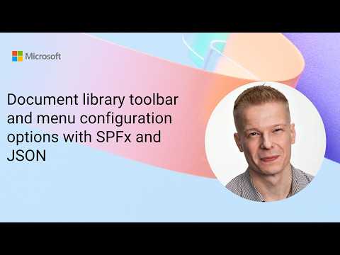 SharePoint: SPFx + JSON Library Menus SharePoint: SPFx + JSON Library Menus