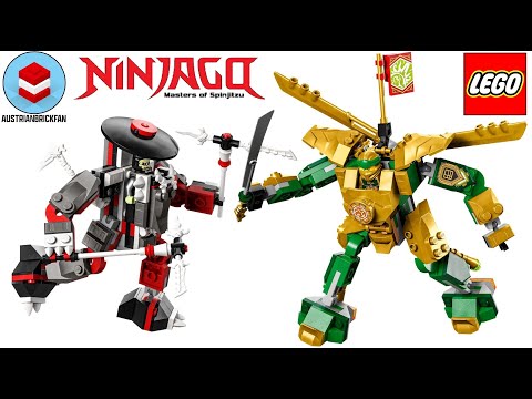 LEGO Ninjago 71781 Lloyd's Mech Battle EVO - LEGO Speed Build Review